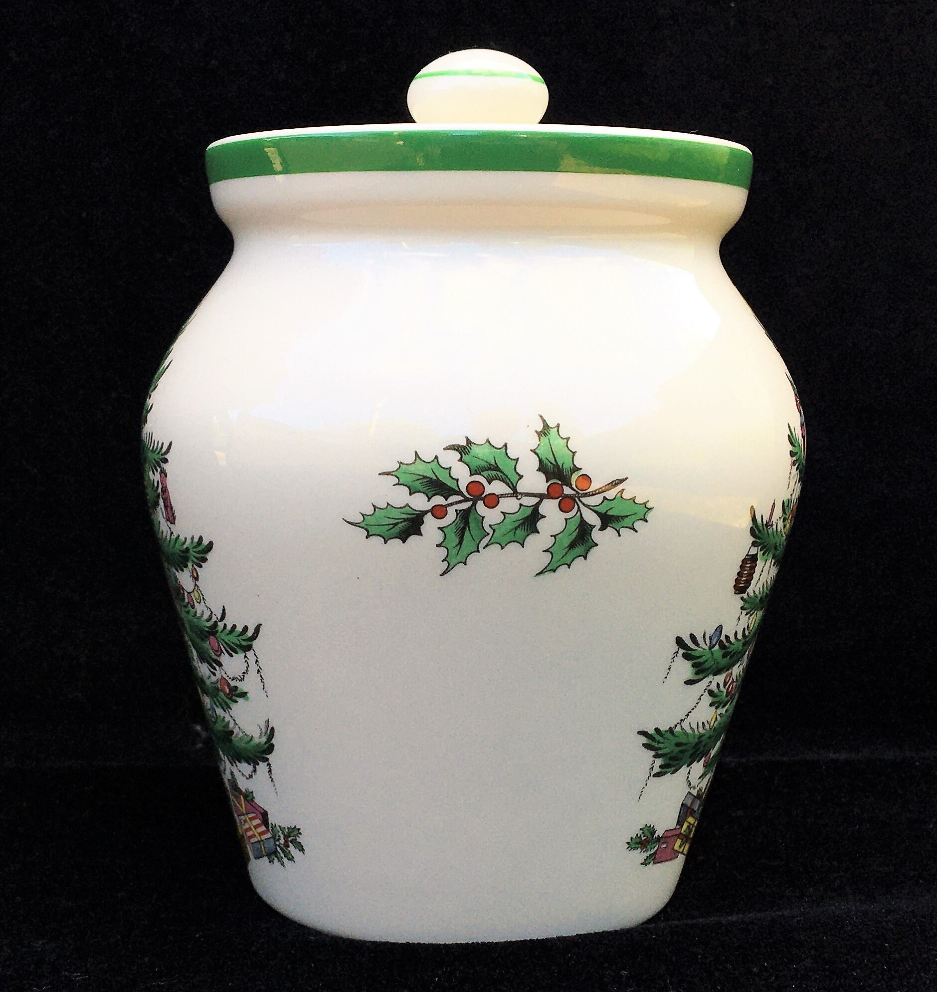 Spode Christmas Tree 43/4 Small Canister with Lid Etsy