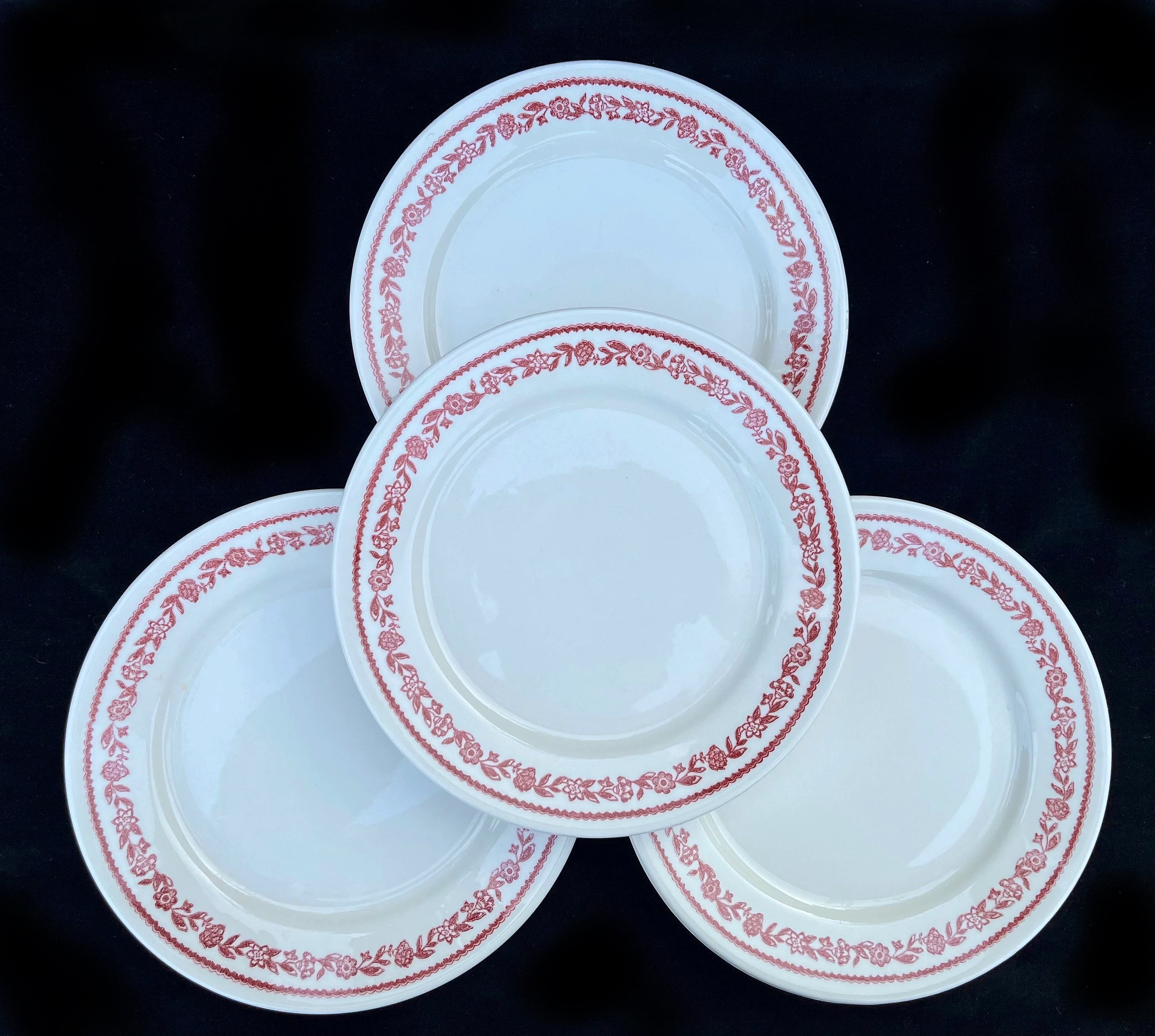 Set of 4 Buffalo China Diner Hotel Restaurant 9.5