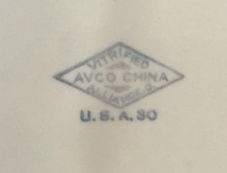 Lightly-Used Condition AVCO Alliance Hotel Restaurant Diner China Child/'s Grill Plate in Excellent