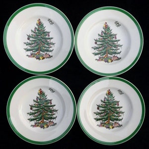 s Made in England Spode Christmas Tree 10 3/4" Dinner Plate 
