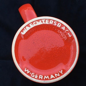 Waechtersbach 12-oz. Red Reindeer with Dots Mug in Excellent, Seemingly Unused Condition Made in Germany image 6