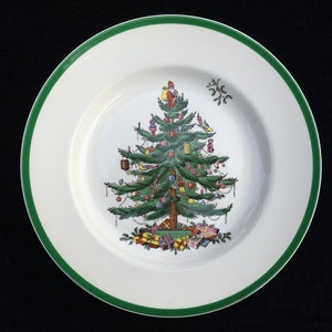 Spode Christmas Tree 3-Piece Hostess Set - Butter Dish & Salt/Pepper Shakers - View #3
