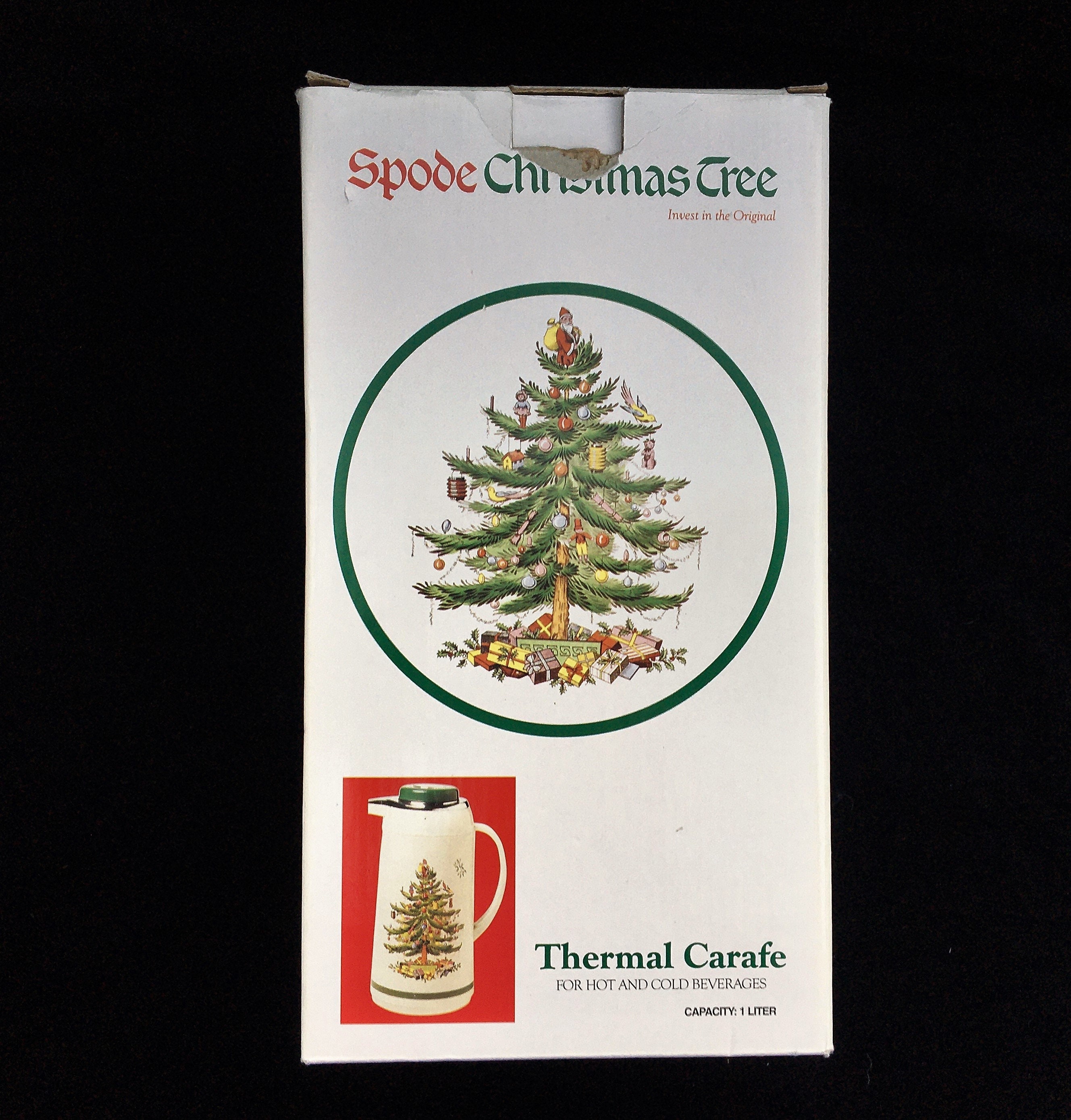 Spode Christmas Tree 🎄 Triple Server 13 1/2 New In Box Made In England