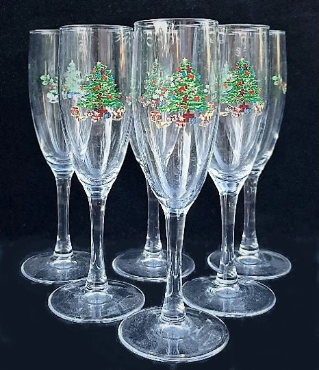 Spode Christmas Champagne Flute 