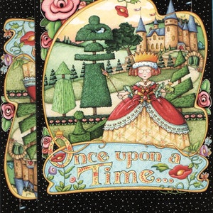 Two Mary Engelbreit Blank Note Cards &quot;Once Upon a Time&quot; with White Envelopes in Excellent Unused Condition
