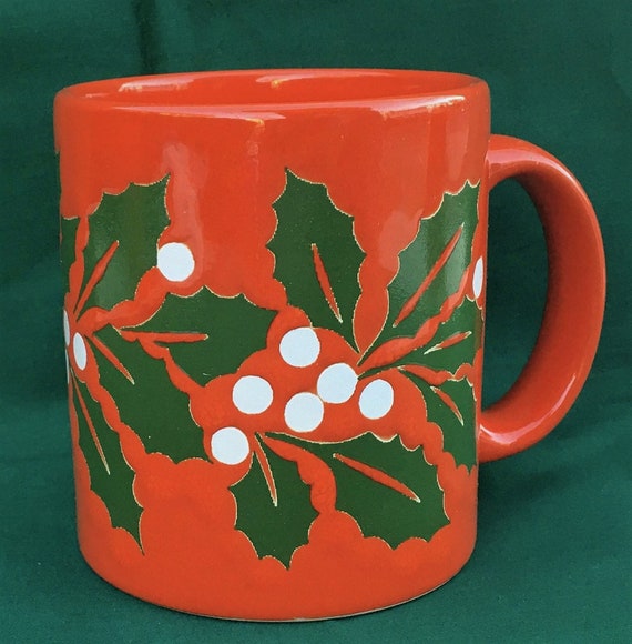 Red Christmas Tree Mug - Waechtersbach Christmas Collection