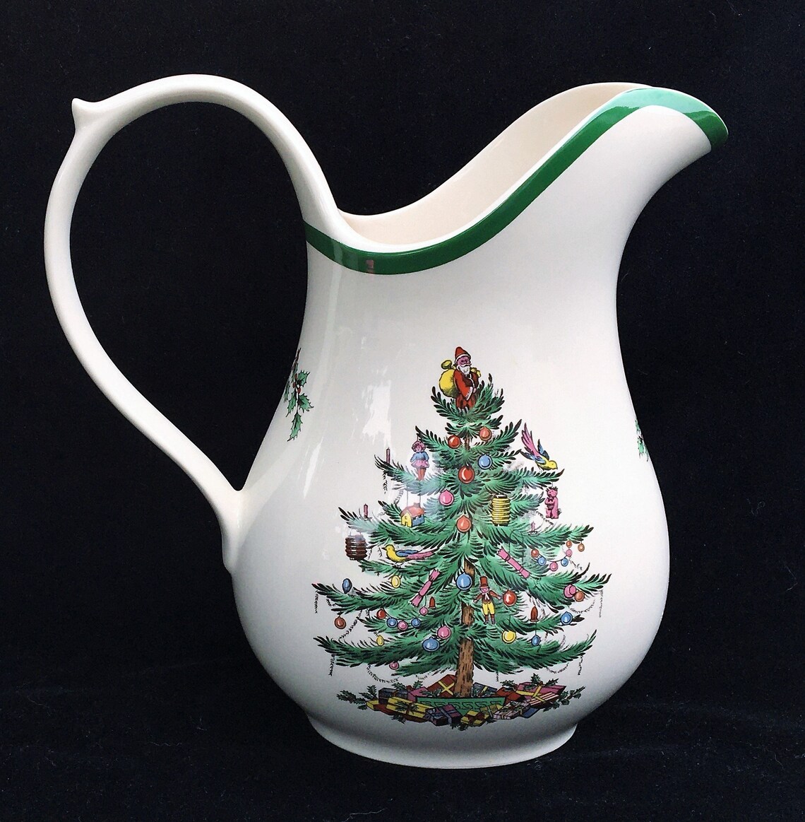 Spode Christmas Tree 48oz Pitcher in Excellent Etsy
