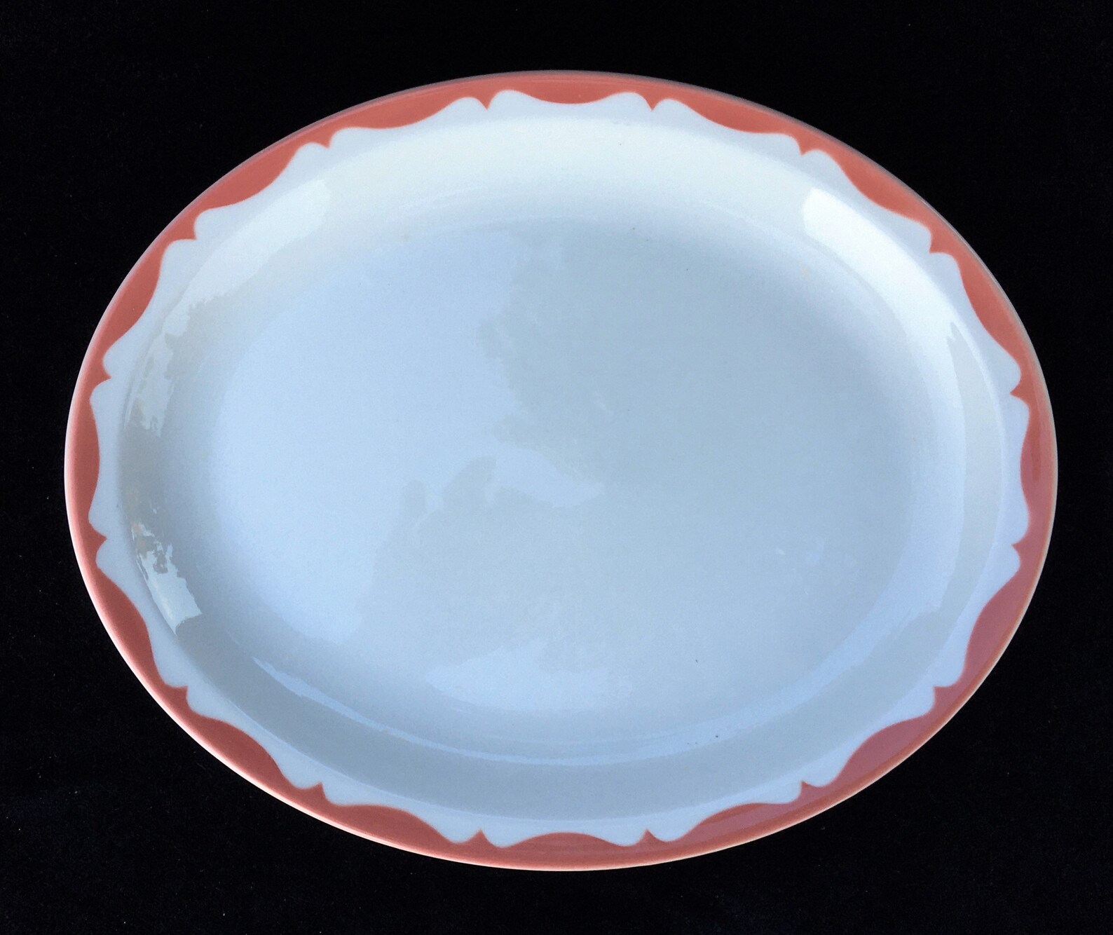Mayer China Hotel Diner Restaurant Rose on White 