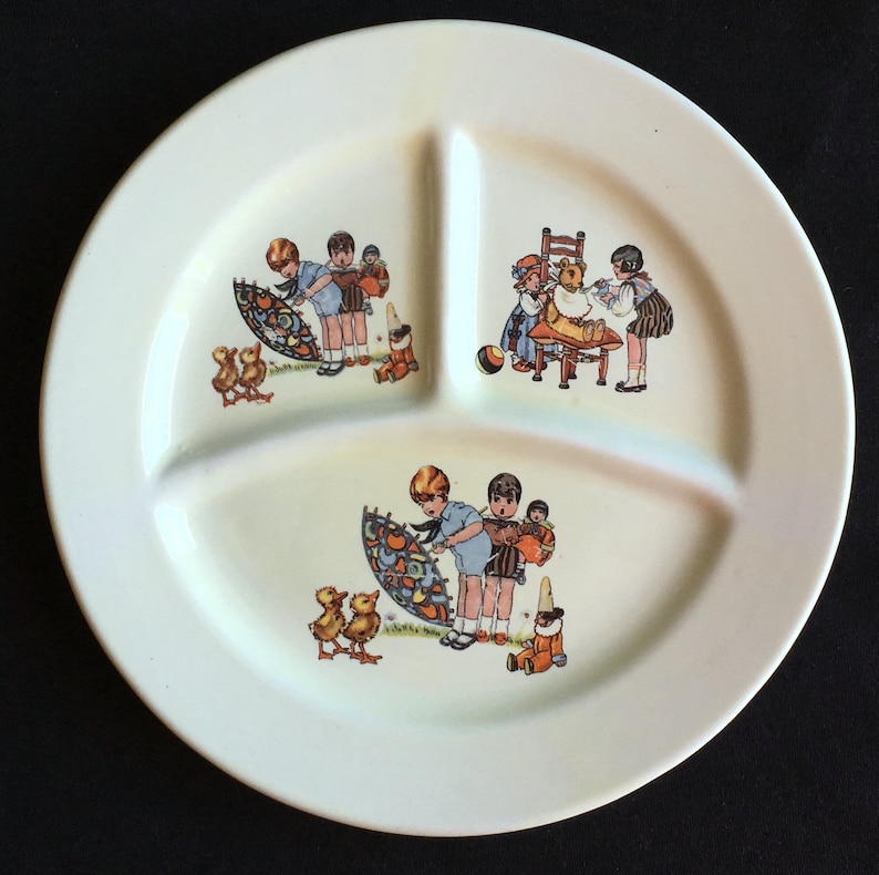 Lightly-Used Condition AVCO Alliance Hotel Restaurant Diner China Child/'s Grill Plate in Excellent