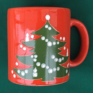 Waechtersbach 12-oz. Christmas Tree Mug in Excellent, Very Lightly-Used Condition Made in Germany