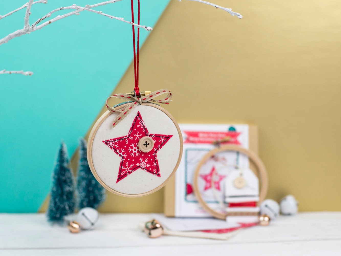 Craft kit Make your own Christmas bauble kit Gift for Etsy