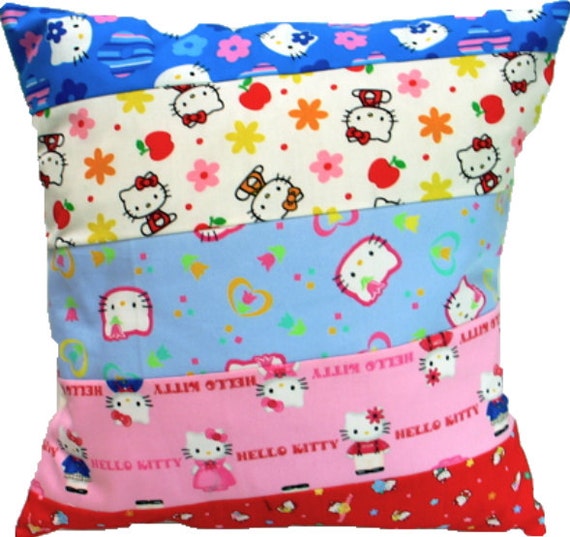 Items similar to Kitsch Kawaii Hello Kitty Cushion Cover on Etsy