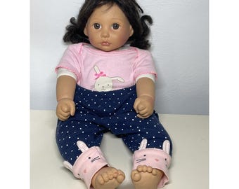 Vintage pop 17-inch zacht lichaam met gezicht en ledematen als een natuurlijke baby Merkloos #358