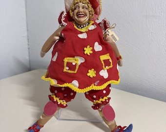 Retro Katherine's Collection Gossit Lady Doll Wayne Kleski 10"