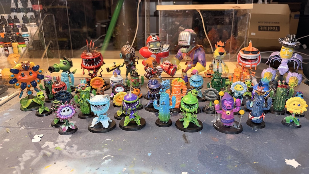 Custom Plants Vs. Zombies Garden Warfare Figurines (NOW WITH
