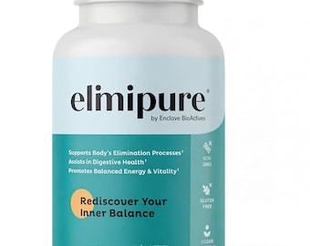 Elimipure Gut Cleanse Restore Supplement: Natural Effective Detox Cleanse Capsules | Fortify Your Microbiome | Effortl