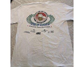 Vintage Los Angeles County Fire Dept. 75 Years PROUD PROTECTORS 1998
