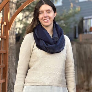 Soft Alpaca Infinity Scarf: Andean Wool Winter Scarf, Warm Infinity Scarf.