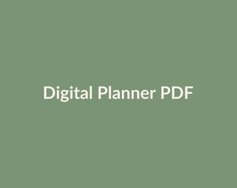 Planificador diario 2025 en PDF – Sistema de productividad minimalista