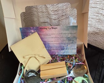 Stirring Up Magic • Mindful Ritual Kit • Engraved Gift Set • Care Kit