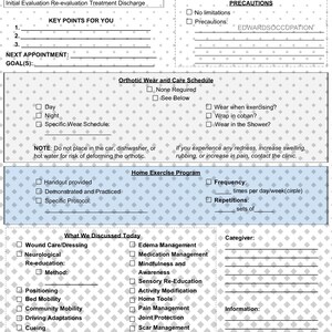Ergotherpietherapie-Ernststufungsbogen | Druckbare PDF-Vorlage