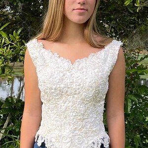AVA BONED CORSET UPCYCLE WEDDING DRESS GOWN