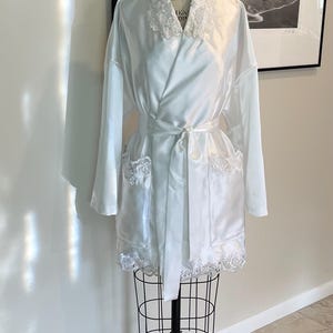 Consultation: Made for you, Getting ready robe from mother’s dress, repurposed bridal