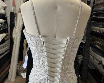 Consultation: Your Vintage Wedding Gown Turned Corset, Deconstructed  Bodice, Lace up Closure, Repurposed Bridal. Let's Talk About It. - Etsy