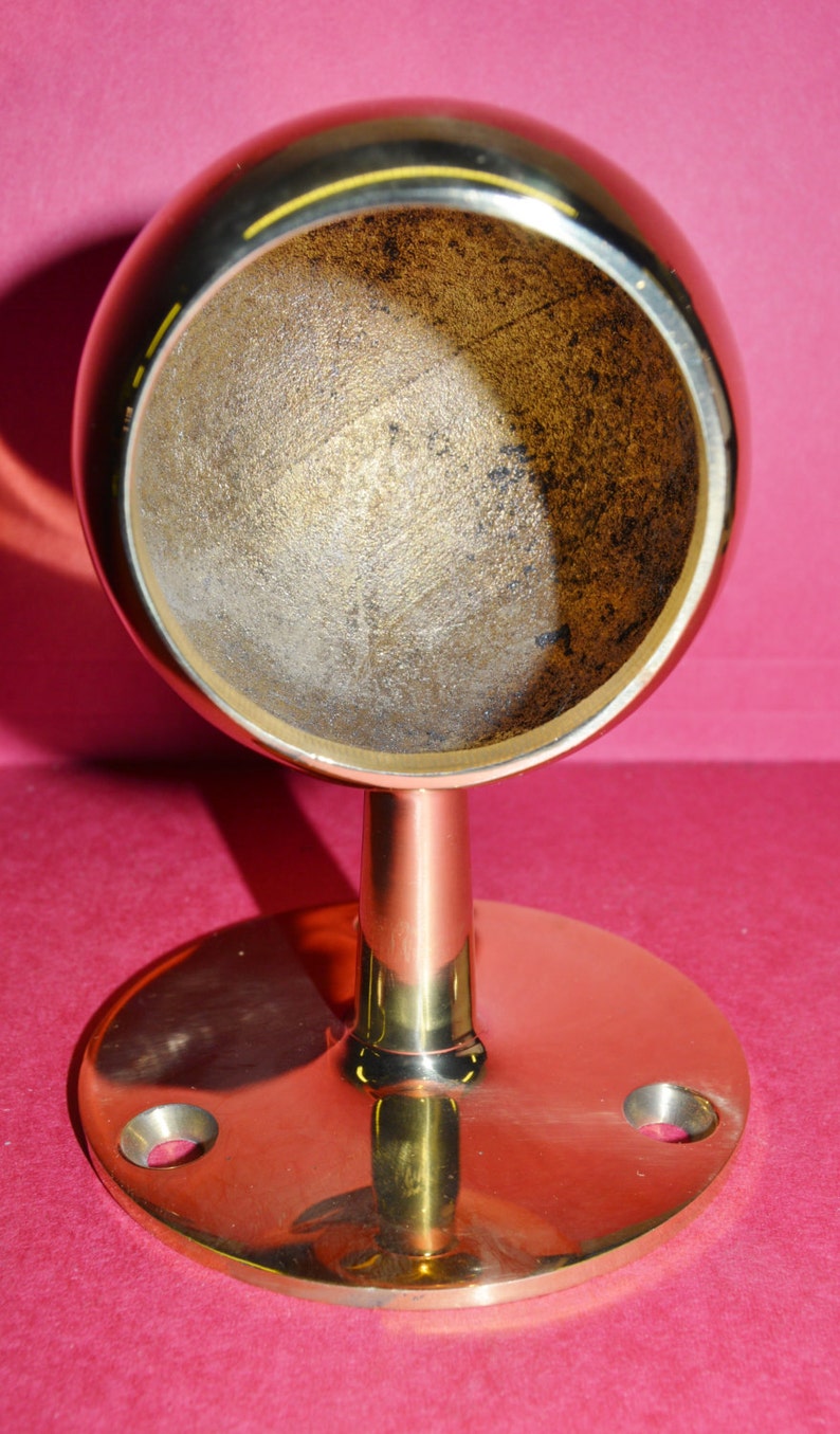 for 1 12 inch rods or dowels Holder,1 12 inch Ball End Post Polished Brass Curtain Rod Bracket