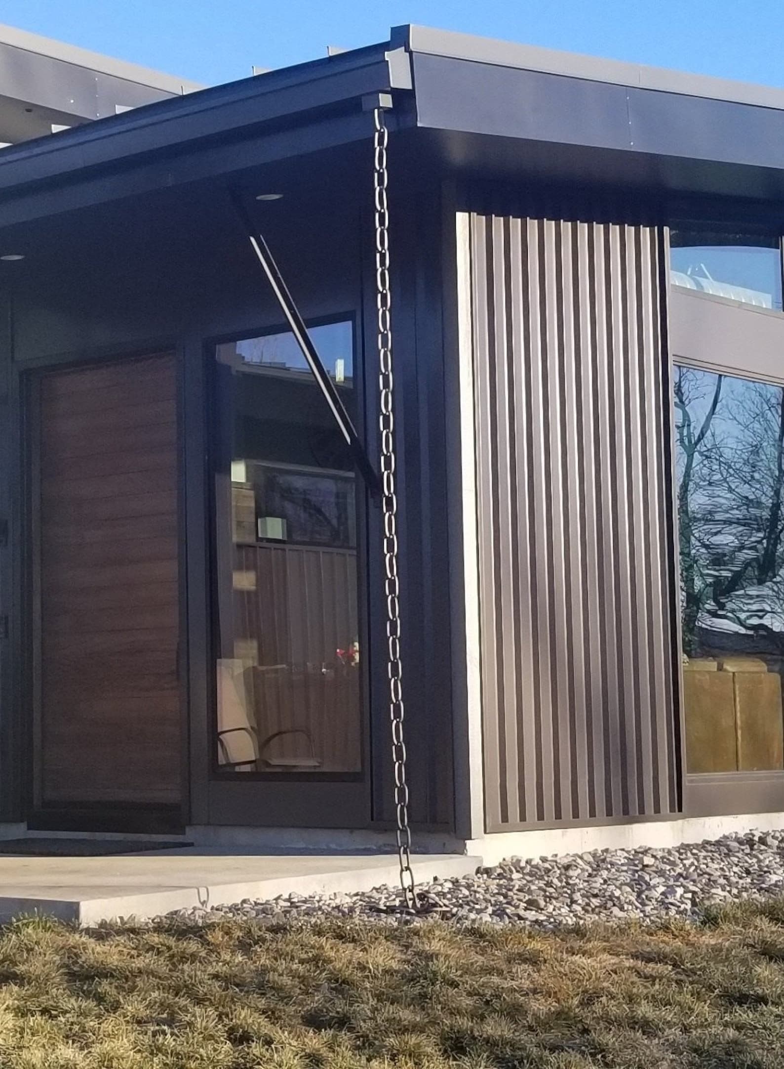 Rain Chain Ground Anchor Wrought Iron Jhook by Etsy