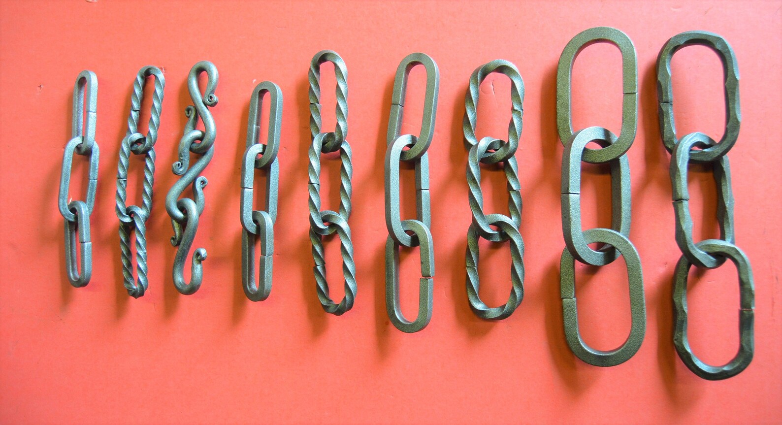 Rain Chain Gutter Downspout Hanger Vbar Wrought Iron Etsy