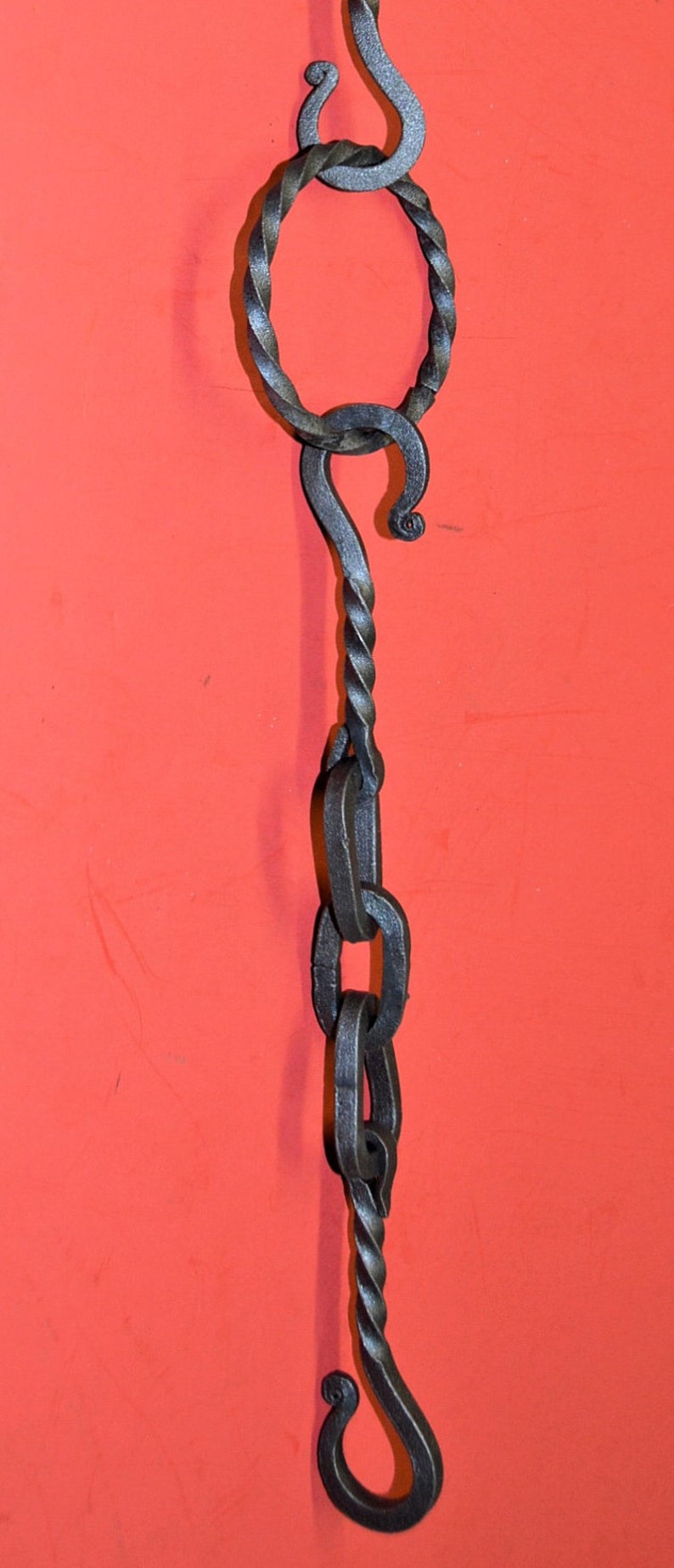 Lighting Chandelier Lamp Hook End Chain Links with Ring Etsy