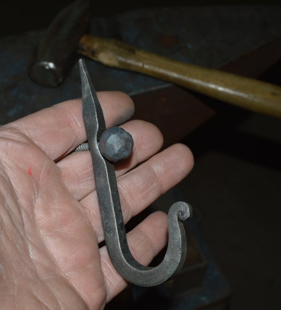 Tapered Wall Hook Coat Hat Hanger With Decorative Ball Head Etsy