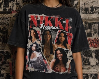 Retro Bootleg Graphic Obsession T-Shirt, Vintage Style Unisex Cotton Tee, Aesthetic Nikki Obsession Collage Apparel, Trendy Streetwear Top