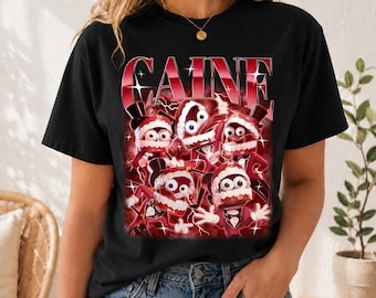 Caine The Amazing Digital Circus Bootleg T-Shirt, TADC Characters Sweatshirt, Circus Fan Gift, Anime Gift Birthday for Fan Boy Girl