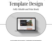 Real Estate Property Flyer Template | Editable HTML | Listing Flyer | Property One-Pager | Realtor Marketing | Instant Download