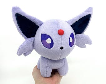 Espeon Pokedoll style plushie - made to order