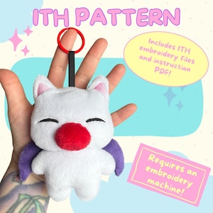 Moogle Keychain - ITH PATTERN