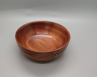 Turned Granadillo Wooden Bowl