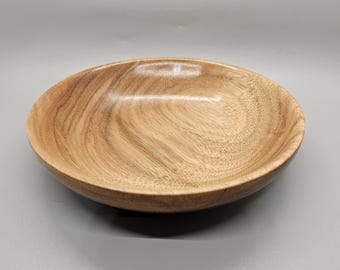 Turned Black Walnut Wooden Bowl