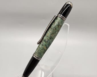 Maple Burl Dyed Wooden Pen