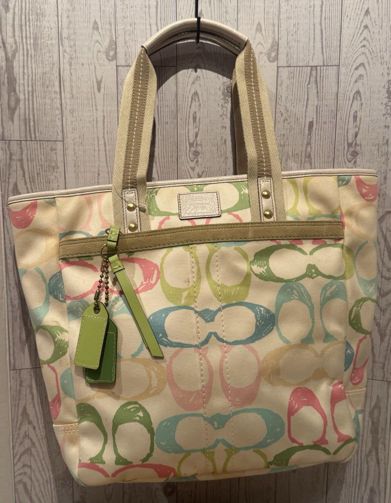 Y2 Multi Color Coach Purse - Etsy