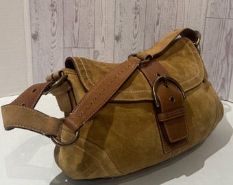 2005 Vintage Coach Soho Suede Satchel Style #9674 in Chocolate - Etsy