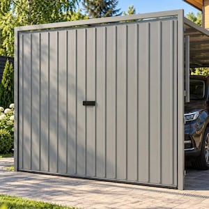 Projektplaner Garageport 2,75 m x 5 m x 1,95 m - ladda ner och skriv ut ritningarna med mått och monteringsschema i PDF