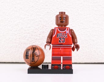 Michael Jordan Minifigure, Chicago Bulls 23, The GOAT Basketball Collectible, Iconic Desk Trophy, Gift for Husband, Father's Day