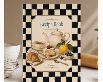 Custom Cookbook, Personalized Recipe Journal, Family Recipe Organizer, Kitchen Keepsake, Housewarming Gifts