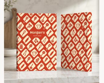 Personalized Recipe Book, Custom Cookbook, Family Recipes Journal, Housewarming Gift, Gift For Her/Him