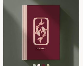 Personalized Daily Planner, 2026-2027, Koi Fish, Custom Monthly Agenda, Goal tracker