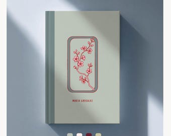 2026-2027 Personalized Planner, Cherry Blossom, Custom Daily Weekly Monthly Agenda, Goal tracker