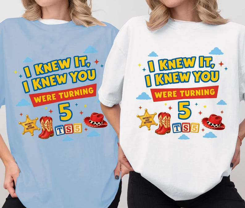 Camiseta "Lo sabía, te conocía", Es una historia de Taylor Swift, Camiseta de amistad de Taylor Swift y Toy Story 5, Camiseta de cumpleaños de Toy Story de Disneyland, Camiseta musical de Taylor Swift imagen 5